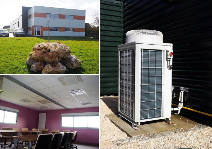 Consultez la chantier : climatisation réversible vrv mitsubishi dans des bureaux