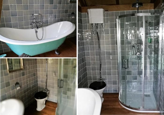 Création d'une salle de bain dans résidence secondaire