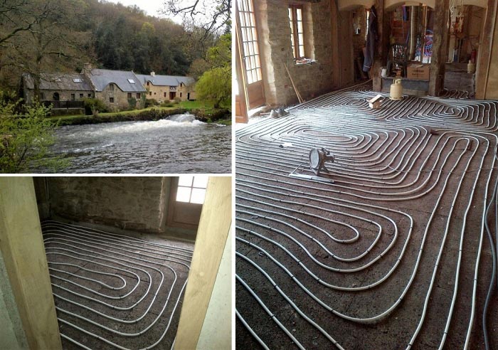plancher chauffant oventrop sur isolant liège