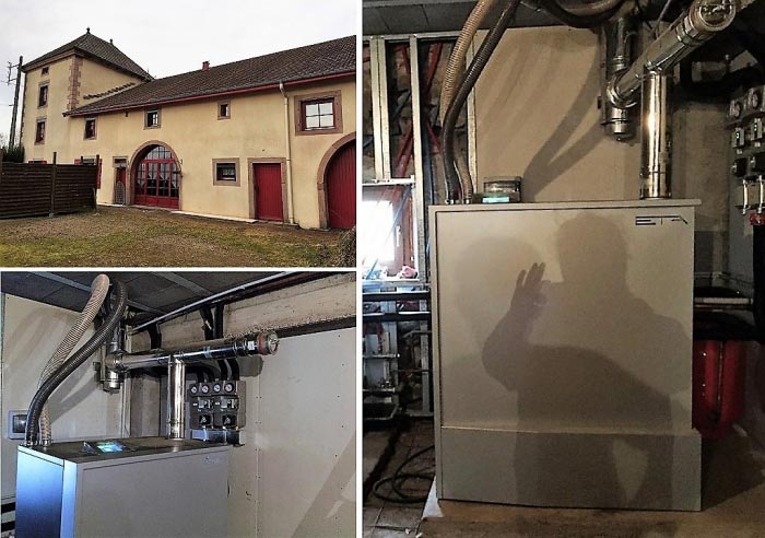 Consultez la chantier : chaudiere à granulés de bois pellets eta 32 kw