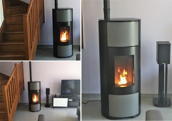 installateur poêle à bois granulés (pellets) mcz halo à seyssins - isère (38)