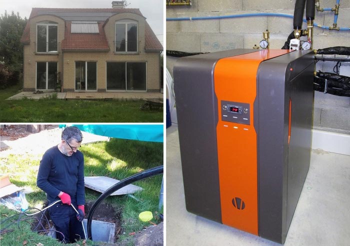 Consultez la chantier : installation pompe à chaleur géothermique sur nappe lemasson 