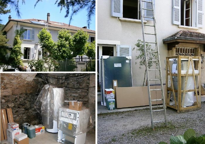 Consultez la chantier : installation d'un chauffe-eau solaire thermique oertli avec ballon triple échangeur
