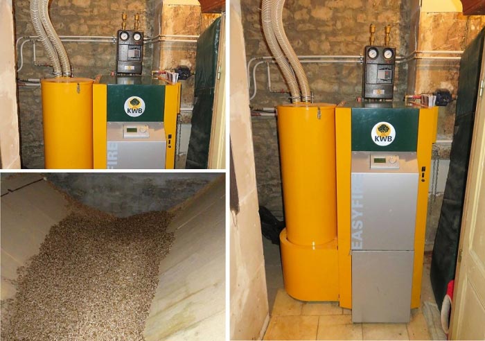 installateur chaudière granulé de bois pellet kwb easyfire 2 à frontonas - rge qualibois isère