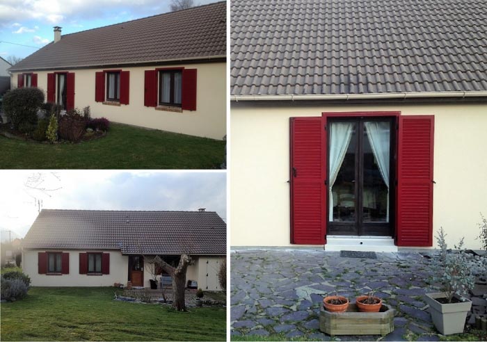 Consultez la chantier : remplacement / pose volet battant aluminium sur cadre secteur yerville pavilly par artisan rge menuisier fenêtrier