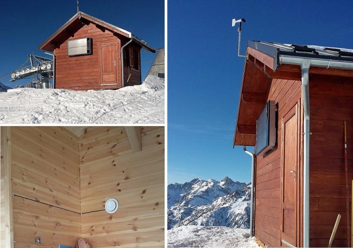 Consultez la chantier : installation d'un capteur autonome thermique photovoltaïque à air chaud ventilé de marque grammer solar de type twinsolar pour l'aide au chauffage à briançon dans les hautes alpes 05