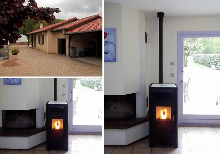 vendeur, installateur entretien, poêle à granulé de bois mcz sagar à four - artisan rge qualibois ecoartisan