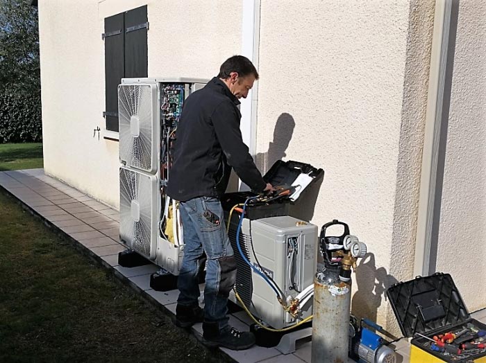 mise en service d un gainable et ballon thermodynamique split hitachi