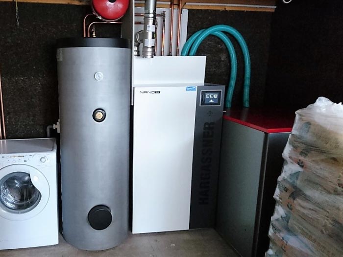 remplacement d'une chaudière gaz par une chaudière à granulés hargassner