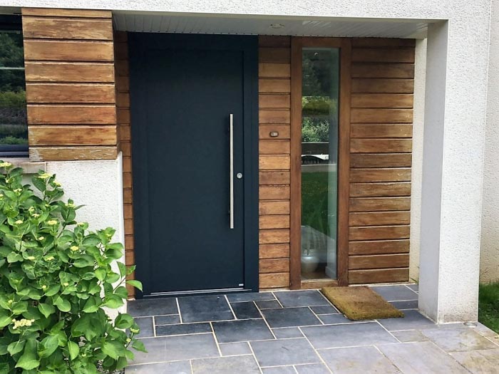 porte d'entrée aluminium bel'm modèle phosphore
