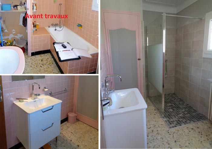 Plombier qualifié Handibat Sylverbat - Rénovation salle douche pour personne PMR