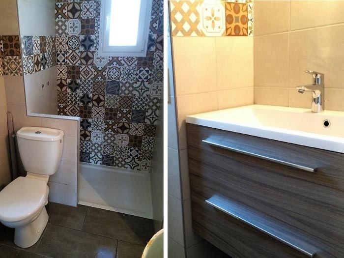Création - Salle de Bain - Douche à l'italienne - plombier