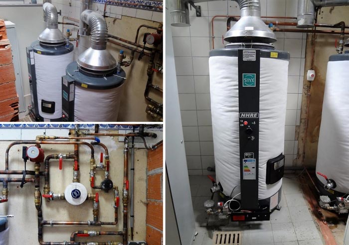 production d'eau chaude sanitaire dans un camping