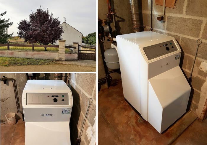 changement de la chaudière fioul par une chaudière olio 20 kw bosch à orveau bellesauve 45 le malesherbois