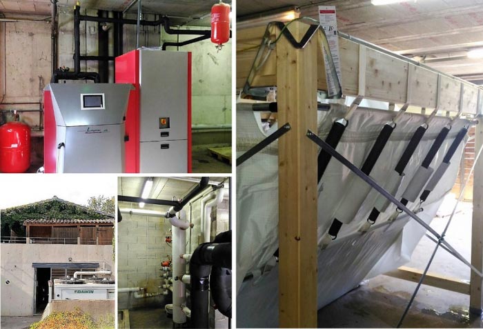 Installation d'une chaudière granulés en remplacement d'une chaudière fuel Ecomusée de la forêt - Gardanne- 13
