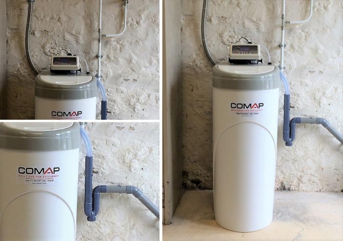 Consultez la chantier : traitement d'eau avec adoucisseur volumétrique de marque comap à trumilly - 60 - oise - hauts de france