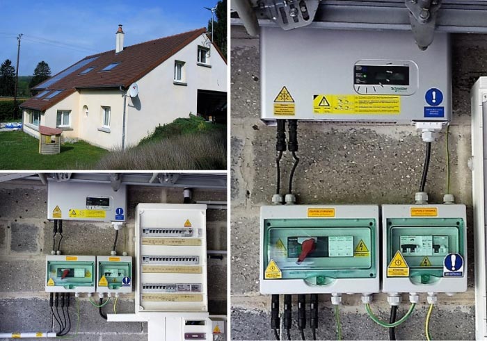 Consultez la chantier : sté. jb solaire - dépannage onduleur schneider électric, dépannage photovoltaique, mise en service, installateur solaire photovoltaique, lorleau 27 eure
