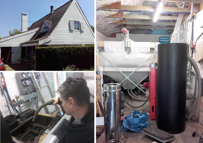 Consultez la chantier : entretien chaudière à granulés froling à auffargis 78 yvelines. artisan rge qualibois