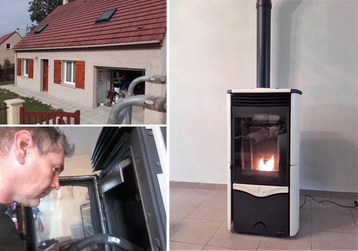 entretien poêle à granulés la nordica extra flamme à senonches 28 eure et loir. artisan rge qualibois