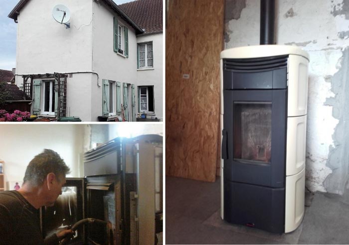 entretien poêle à granulés la nordica extra flamme à gommerville 28 eure et loir. artisan rge qualibois