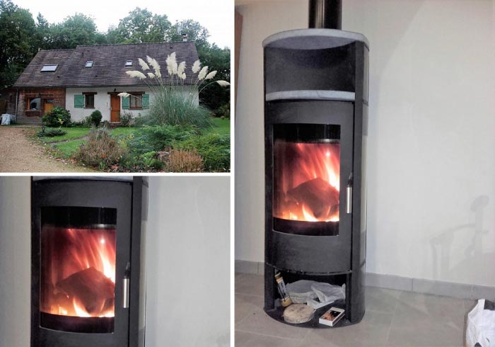 Consultez la chantier : installation d'un poêle à bois wodtke - rge qualibois
