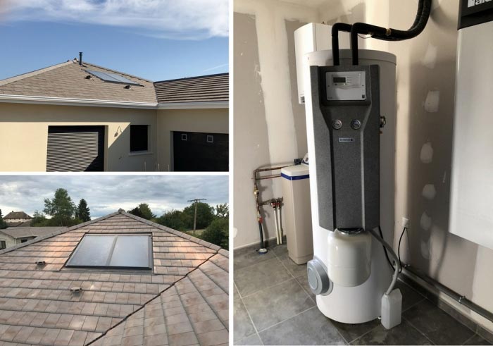 Ets PPCZ : Installation Capteurs solaire pour l'installation d'un chauffe eau solaire CESI - artisan RGE QualiSol