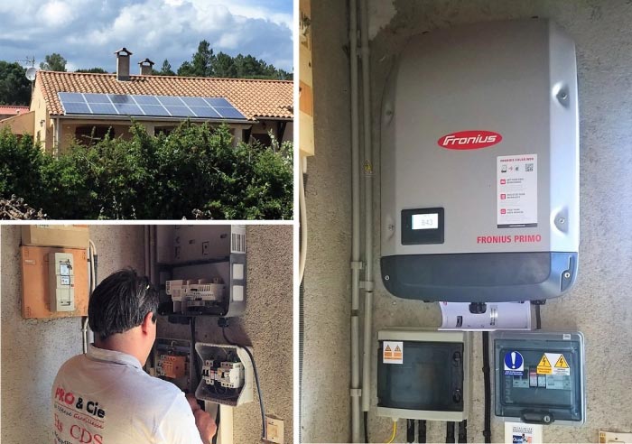 Depannage sur installation photovoltaique en revente totale