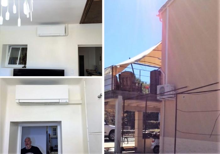 Consultez la chantier : installation climatisation multi split mitsubishi mxz 2d53va