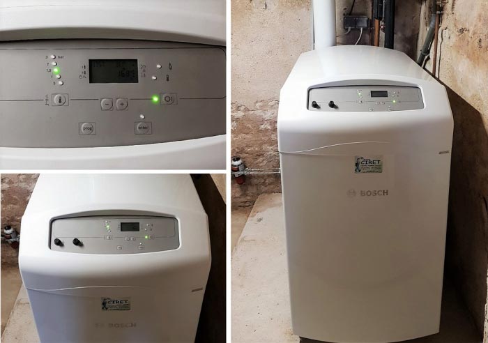 changement de la vieille chaudière par une chaudière fioul haute performance énergétique à condensation bosch olio condens 4000 f à bousonville aux bois 45300 proche de pithiviers 