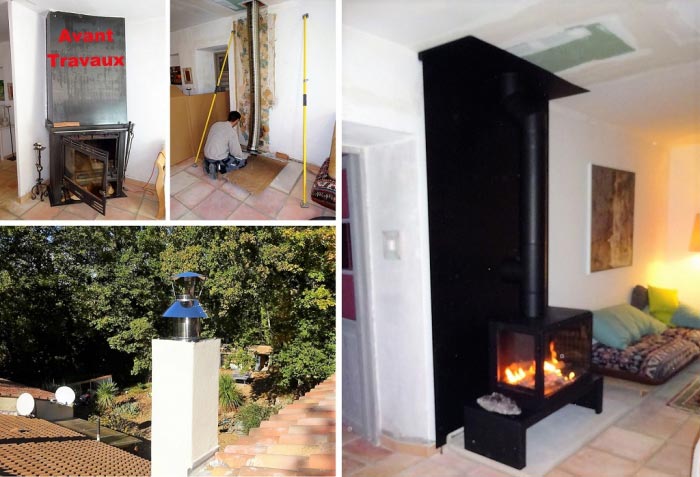 Consultez la chantier : installateur poêle bois 30 gard 84 vaucluse - qualibois rge