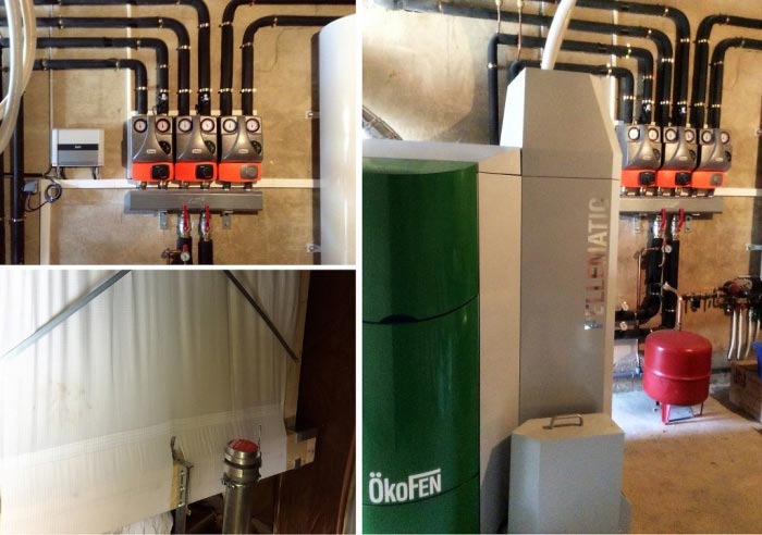 Installation Chaudière granulés bois Okofen Pellematic 45 kw par une entreprise certifiée RGE QualiBois