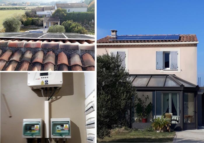 Consultez la chantier : réalisation d'une installation photovoltaïque 3 kwc en autoconsommation et vente du surplus