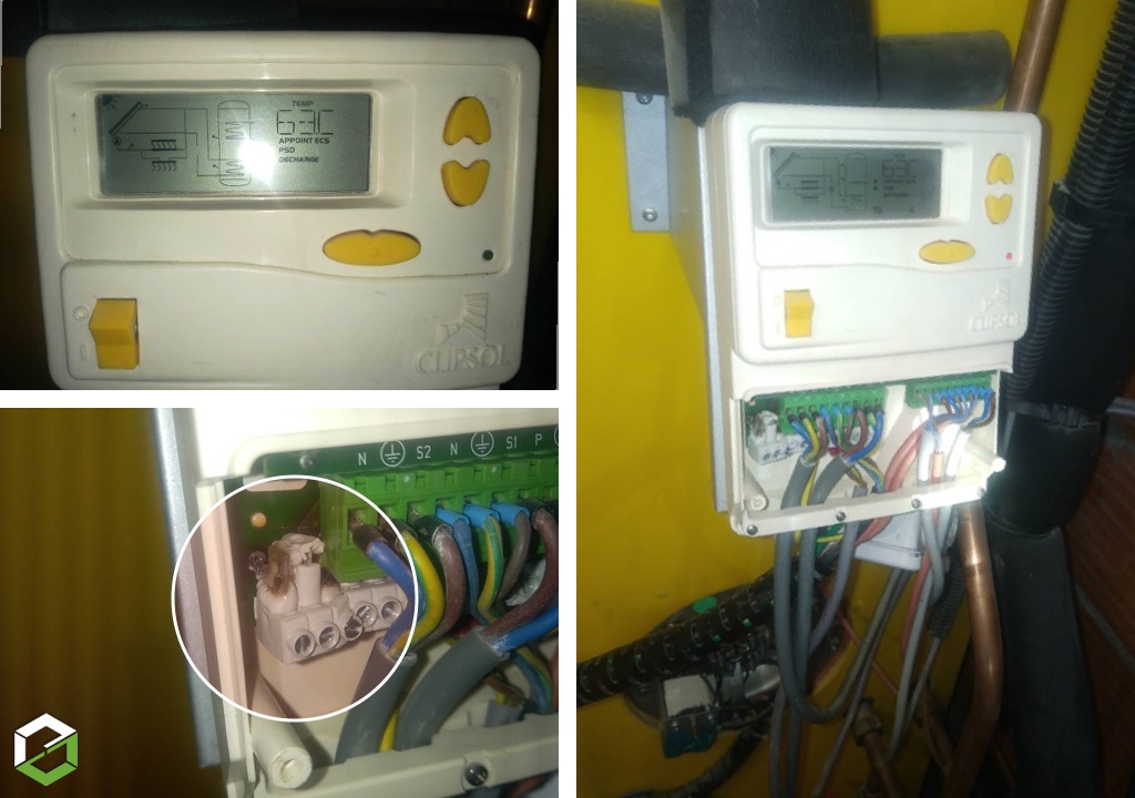 Dépannage problème électrique régulation sur chauffage solaire Solisart-Ariège (09)