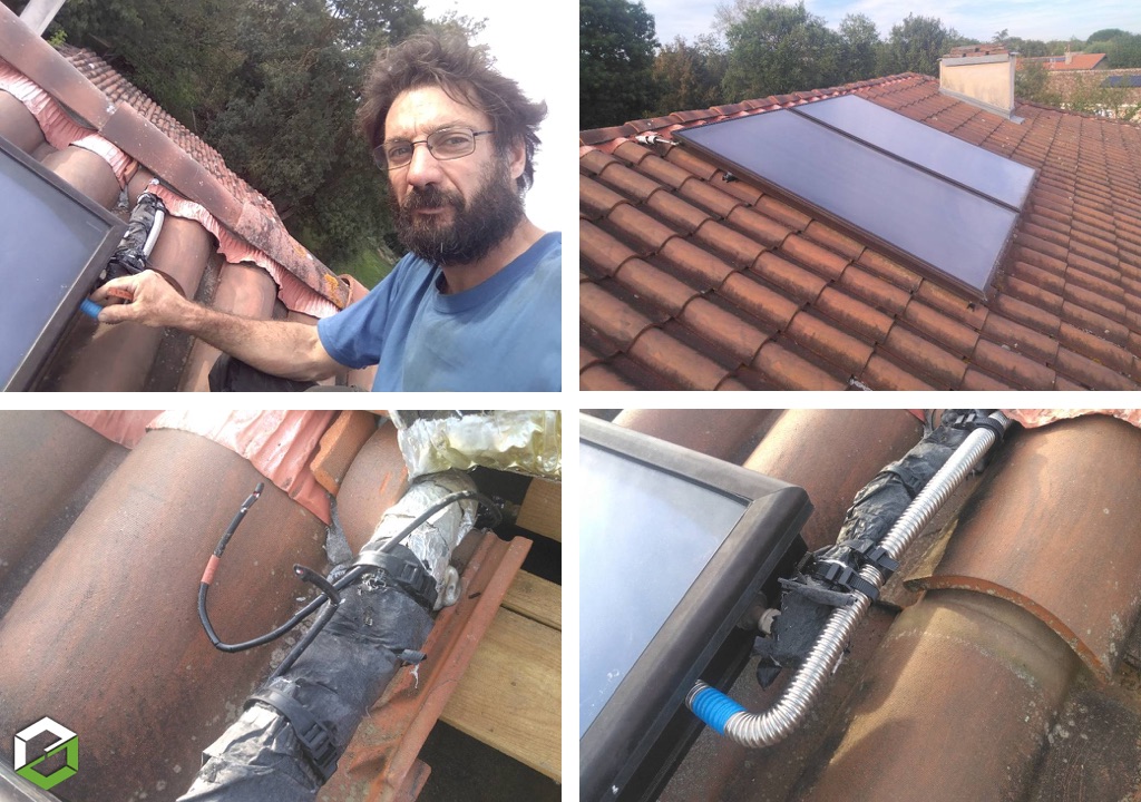 Dépannage chauffe eau solaire : défaut sonde capteur solaire régulation Schuco 