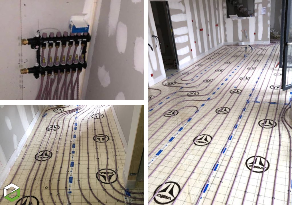 BIGEARD EURL : Installation d’un chauffage central avec plancher chauffant dans une grange rénovée - Entreprise RGE