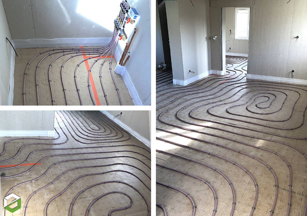 BIGEARD EURL : Installation d'un plancher chauffant Velta pour le chauffage au sol d'une maison neuve