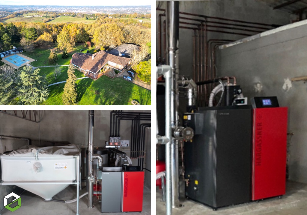 Installation d'une chaudière à granulés "Hargassner" -Lot et Garonne (47)