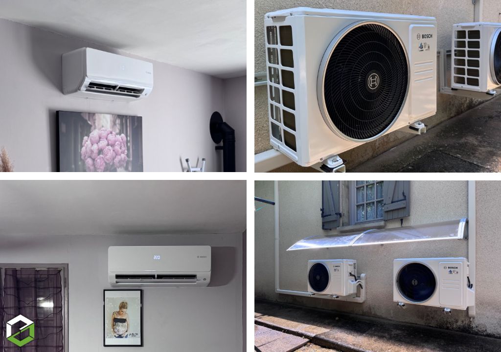 Installation climatisation Bosch modèle 6000i