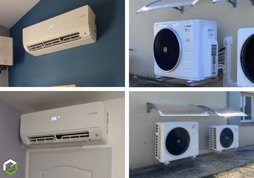 Pompe à chaleur air/air multisplit Bosch - Climatisation réversible -Lot et Garonne (47)