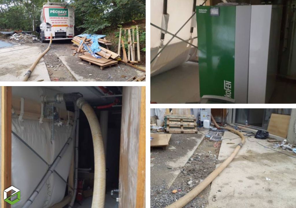 Livraison de granulés de bois Péchavy réussie malgré un accès difficile - Livraison fiable, énergie durable et chaleur garantie
