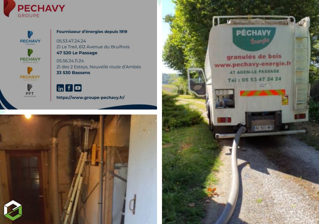 Ventes de granulés de bois en vrac par Péchavy Energie Bois-Lot et Garonne (47)