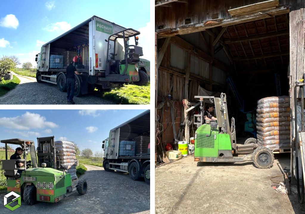 Livraison de granulés de bois pour poêle bicombustible Klover – Granulés de bois pour poêle Klover hybride bois/pellets par Péchavy Energie Bois -Lot et Garonne (47)