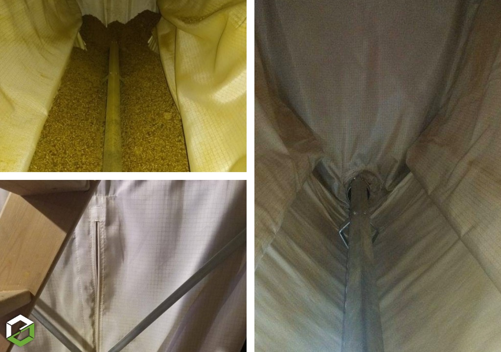 Nettoyage complet d’un silo textile ÖkoFEN conformément aux recommandations de l’European Pellet Council (EPC)