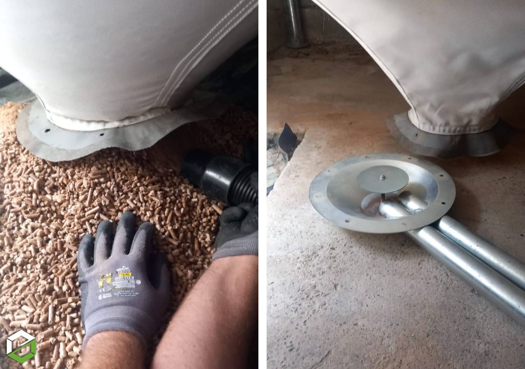 Consultez la chantier : vidange de silo après dégât des eaux : intervention dans une maison d’hôtes du gers