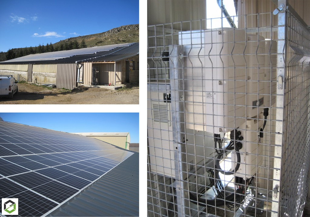 Consultez la chantier : production d'électricité solaire photovoltaïque 100 kwc pour revente