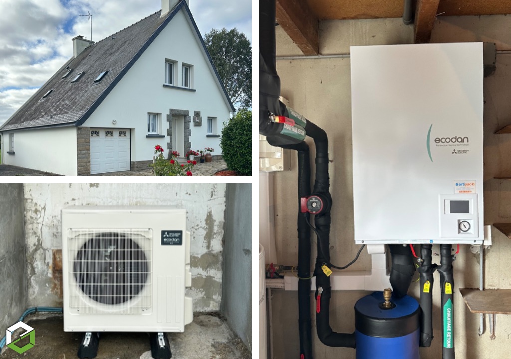 Remplacement pompe à chaleur Sanyo Airpac-Finistère (29)