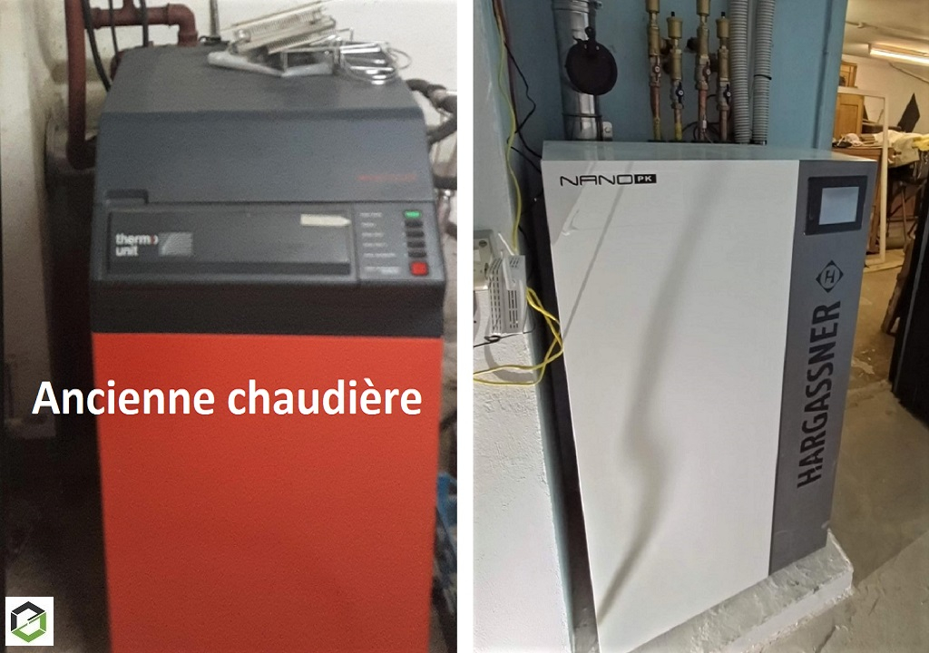 Installation d'une chaudière granulés HARGASSNER