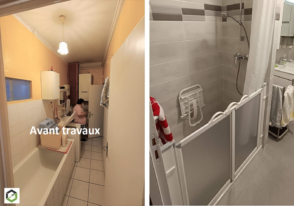 adaptation d'une salle de bains