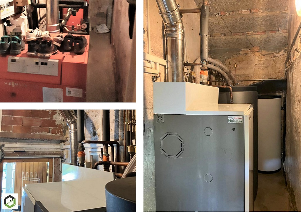 Remplacement d'une chaudière gaz propane par une chaudière à granulés de bois HARGASSNER