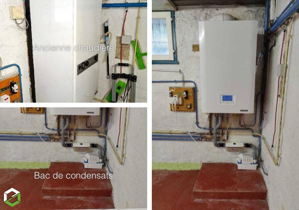 Installation d'une chaudière Frisquet Hydromotrix 25kw